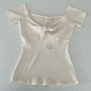 Sézane ivory Cara top. Never worn, with tags.